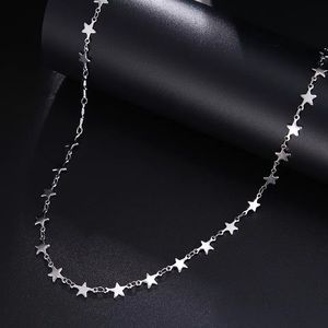Hypoallergenic minimalist stars necklace pendant